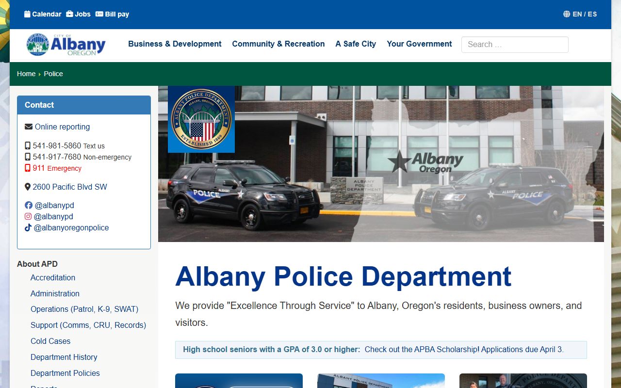 Albany criminal records