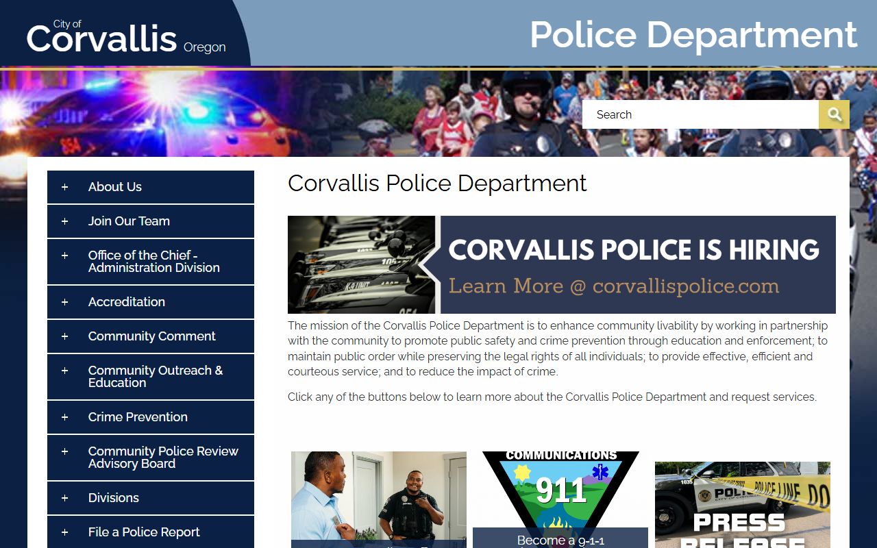 Corvallis criminal records