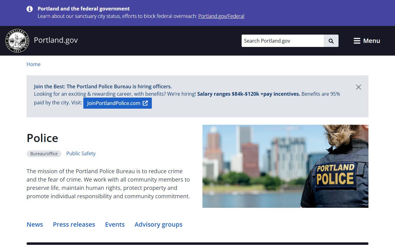 Portland criminal records